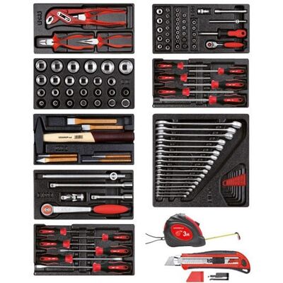 Gedore R21010001 Werkzeugsatz - 119 Teile, Rot Gedore R21010001 Werkzeugsatz - 119 Teile, Rot