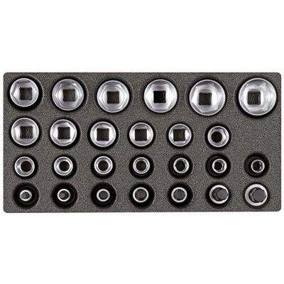 Gedore R22150009 - 26-teiliges Steckschlüsselsatz - Chrom-Vanadium-Stahl Gedore R22150009 - 26-teiliges Steckschlüsselsatz - Chrom-Vanadium-Stahl
