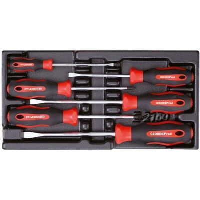 Zestaw śrubokrętów czerwony Gedore R22150014 - Phillips i płaski Zestaw śrubokrętów czerwony Gedore R22150014 - Phillips i płaski
