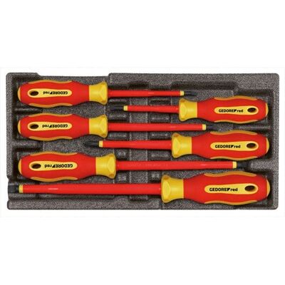 Gedore R22150016 Rotes VDE-Schraubenzieher-Set Gedore R22150016 Rotes VDE-Schraubenzieher-Set