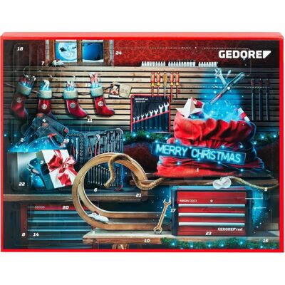 Gedore Red R33003044 Advent Calendar - Tools 44 pcs Gedore Red R33003044 Advent Calendar - Tools 44 pcs