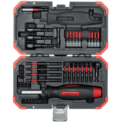 Gedore R33003043 43-tlg. magnetisches Bit-Set - Schraubenzieher Gedore R33003043 43-tlg. magnetisches Bit-Set - Schraubenzieher