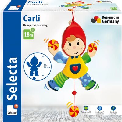 Selecta Carli Hampelmann - Holzspielzeug mit Buntfarben Selecta Carli Hampelmann - Holzspielzeug mit Buntfarben