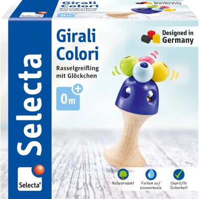 Selecta 61062 - Greifling - Bunt - Holzspielzeug - 11cm Selecta 61062 - Greifling - Bunt - Holzspielzeug - 11cm
