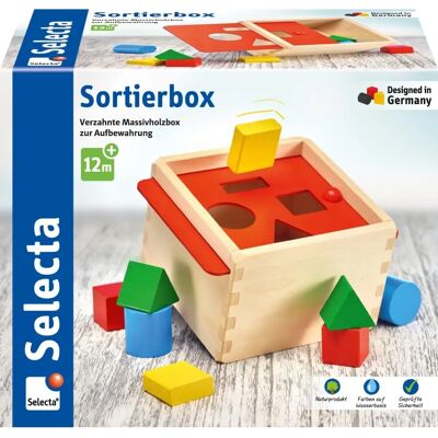 Selecta Holz Sortierbox - Aufbewahrungsbox für Spielzeug Selecta Holz Sortierbox - Aufbewahrungsbox für Spielzeug
