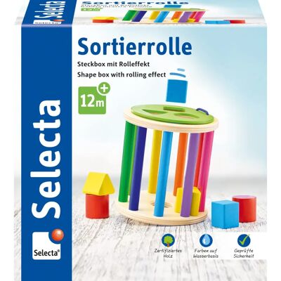 Selecta Holzsortierrolle - Spielzeug Selecta Holzsortierrolle - Spielzeug