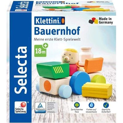 Schmidt Spiele - Selecta - Klettini - Farm Barnyard Stacking Toy 7 pcs - Stapelspielzeug Schmidt Spiele - Selecta - Klettini - Farm Barnyard Stacking Toy 7 pcs - Stapelspielzeug