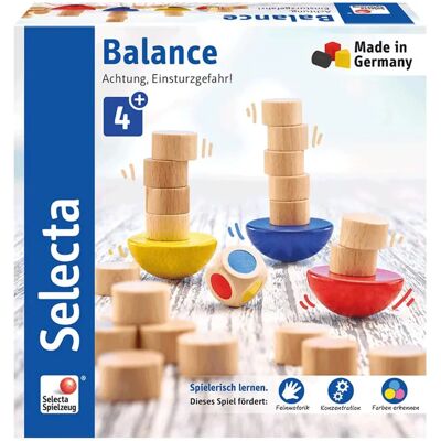 Selecta Balance Holzspiel - Gleichgewicht, Würfel & Stapeln - 33-tlg Selecta Balance Holzspiel - Gleichgewicht, Würfel & Stapeln - 33-tlg