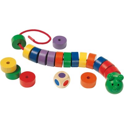 Schmidt Spiele 63005 Motor Skills Toy - Wooden Bead Stringing Game for Kids Schmidt Spiele 63005 Motor Skills Toy - Wooden Bead Stringing Game for Kids