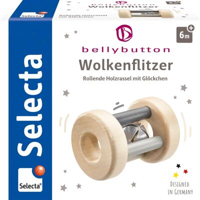 Selecta Baby Rassel - Wolken-Design - 7 cm - Babys Spielzeug Selecta Baby Rassel - Wolken-Design - 7 cm - Babys Spielzeug