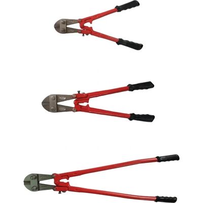 Vago-Tools - Bolzenschneider Set 350/450/900 mm - Gehärtete Backen - Ergonomischer Griff - Bolzenschneider-Set Vago-Tools - Bolzenschneider Set 350/450/900 mm - Gehärtete Backen - Ergonomischer Griff - Bolzenschneider-Set