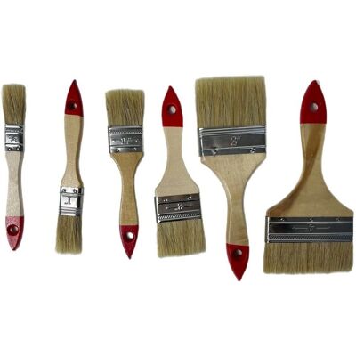 Vago-Tools - Lasurpinsel Flachpinsel 72tlg - 20/25/38/50/75/100mm Vago-Tools - Lasurpinsel Flachpinsel 72tlg - 20/25/38/50/75/100mm
