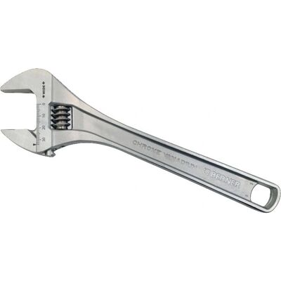 Berner Verstelbare Sleutel - 208mm - Zilver Berner Verstelbare Sleutel - 208mm - Zilver