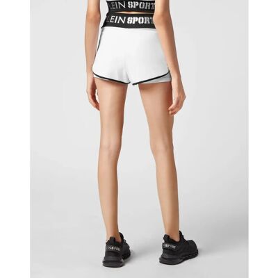 Plein Sport Shorts M Wit Prestatie Sportkleding Plein Sport Shorts M Wit Prestatie Sportkleding