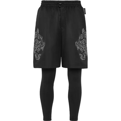 Plein Sport Heren Sportbroek TIGER - XS - Zwart Plein Sport Heren Sportbroek TIGER - XS - Zwart
