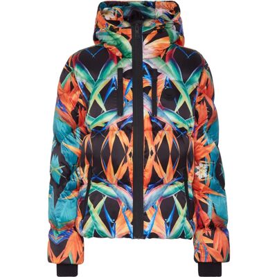 Roze bloemige Padded Jas van Plein Sport - Jas Roze bloemige Padded Jas van Plein Sport - Jas