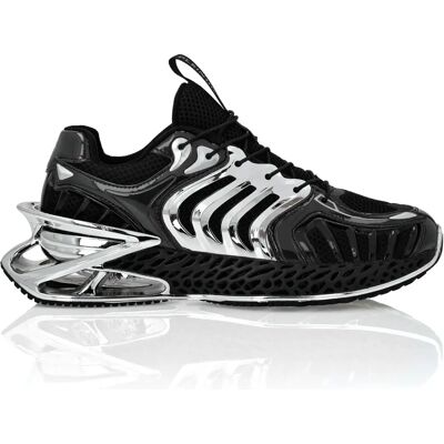 PLEIN SPORT The Thunder Stroke Gen.x.02. Schwarze Sneakers - Schuhe PLEIN SPORT The Thunder Stroke Gen.x.02. Schwarze Sneakers - Schuhe