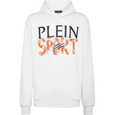 Plein Sport Wit Hoodie - Hoodie Plein Sport Wit Hoodie - Hoodie