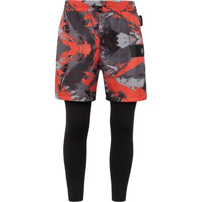 Plein Sport Heren Camouflage Sportbroek - Grijs - 3XL Plein Sport Heren Camouflage Sportbroek - Grijs - 3XL