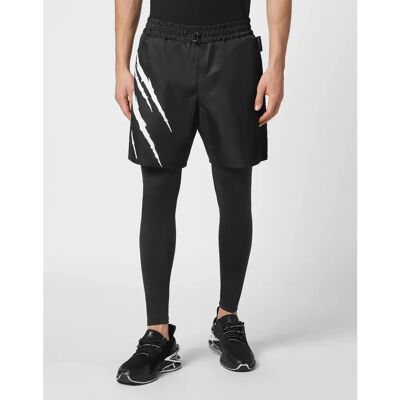 Plein Sport 2-in-1 hardloopbroek - sports pants Plein Sport 2-in-1 hardloopbroek - sports pants