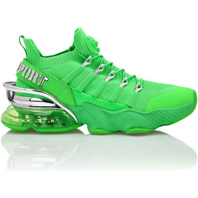 Plein Sport Tiger Attack Schoenen - Casual Groen Plein Sport Tiger Attack Schoenen - Casual Groen