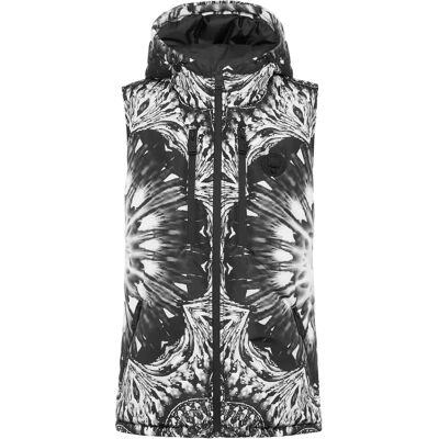 Plein Sport Dames Optical Flower Bodywarmer Plein Sport Dames Optical Flower Bodywarmer
