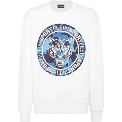 Plein Sport Carbon Tiger Sweatshirt - Sportbekleidung Plein Sport Carbon Tiger Sweatshirt - Sportbekleidung