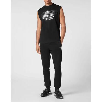 PLEIN SPORT T-Shirt - Heren - zwart - 5XL - 100% katoen - Shirts PLEIN SPORT T-Shirt - Heren - zwart - 5XL - 100% katoen - Shirts