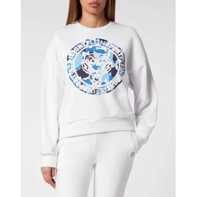 Plein Sport Dames Sweatshirt CARBON TIGER - S Plein Sport Dames Sweatshirt CARBON TIGER - S
