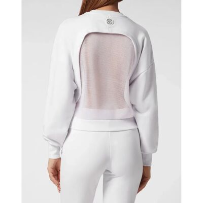 Plein Sport Damen Sweatshirt TIGER - female - Wei? - L Plein Sport Damen Sweatshirt TIGER - female - Wei? - L