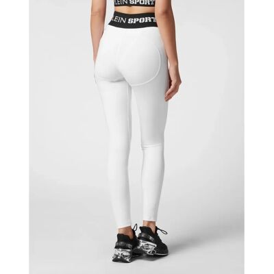 Plein Sport dames leggings - Wit - XXL - Leggings Plein Sport dames leggings - Wit - XXL - Leggings