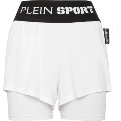 PleIN Sport Shorts - Katoenmengsel, Hoge Taille, Prestatie PleIN Sport Shorts - Katoenmengsel, Hoge Taille, Prestatie
