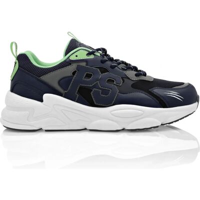 Plein Sport Heren U Runner Sneakers - Donkergrijs - Sneakers Plein Sport Heren U Runner Sneakers - Donkergrijs - Sneakers