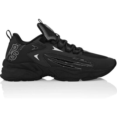Plein Sport USC0612-STE003N Sneakers - Zwart, Tijgerprint, Veters - Sneakers Plein Sport USC0612-STE003N Sneakers - Zwart, Tijgerprint, Veters - Sneakers
