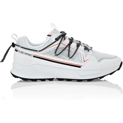 Plein Sport USC0607-STE003N Witte Sneakers - Sneakers, Buiten, Casual Plein Sport USC0607-STE003N Witte Sneakers - Sneakers, Buiten, Casual