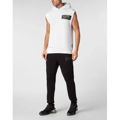 Plein Sport Heren Mouwloze Hoodie XXL - Sweatshirt Plein Sport Heren Mouwloze Hoodie XXL - Sweatshirt