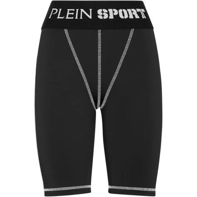 PLEIN SPORT Leggings S - Schwarz - Trainingsleggings PLEIN SPORT Leggings S - Schwarz - Trainingsleggings