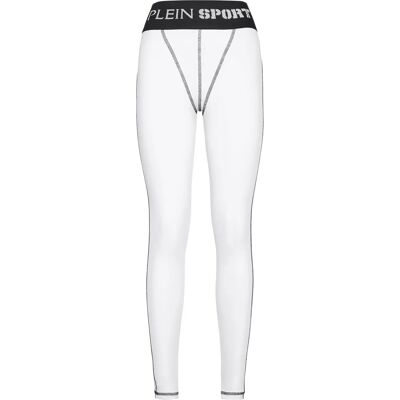 PLEIN SPORT Wit Leggings XL - Broekjes PLEIN SPORT Wit Leggings XL - Broekjes