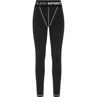 PLEIN SPORT M Zwarte Leggings - Leggings - Hosen PLEIN SPORT M Zwarte Leggings - Leggings - Hosen