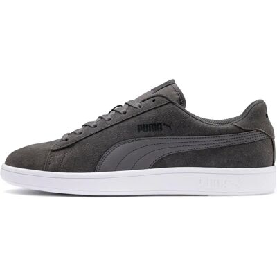 Buty PUMA Smash V2 Szare - Sneakers, Niskie, Skóra Buty PUMA Smash V2 Szare - Sneakers, Niskie, Skóra