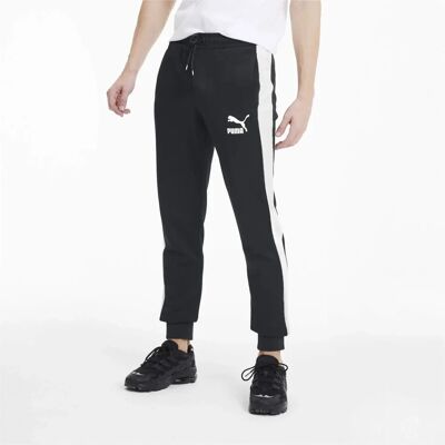 Puma Iconic T7 Slim Fit Stretch Waist Czarny Męskie Spodnie do biegania Puma Iconic T7 Slim Fit Stretch Waist Czarny Męskie Spodnie do biegania