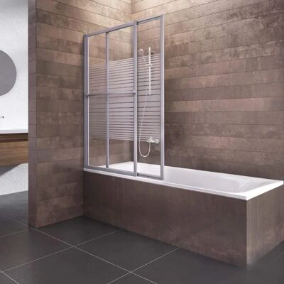 Schulte Badezimmer Faltbare Duschwand - 70-118x140cm, Sicherheitsglas Schulte Badezimmer Faltbare Duschwand - 70-118x140cm, Sicherheitsglas