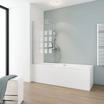 Schulte - 80x140cm - Glass 5mm - Shower enclosure - Publicité Schulte - 80x140cm - Glass 5mm - Shower enclosure - Publicité