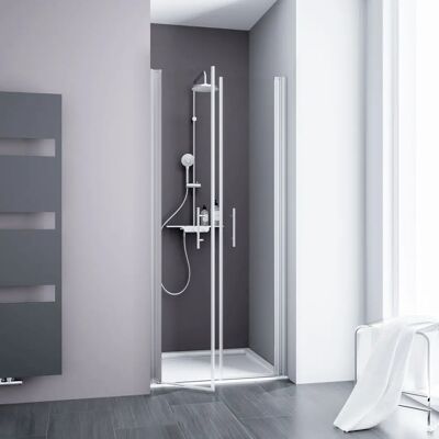 Schulte Aluminium Rahmlose Pendeltür - Alexa Style 2.0 Schulte Aluminium Rahmlose Pendeltür - Alexa Style 2.0