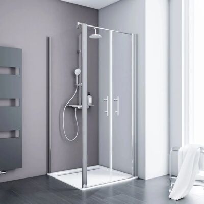 Schulte Alu-Natur Alexa Style 2.0 Duschkabine - 90x90 cm Schulte Alu-Natur Alexa Style 2.0 Duschkabine - 90x90 cm