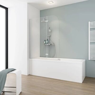 Schulte Badewannen-Duschwand - 112x140cm, 5mm Sicherheitsglas Schulte Badewannen-Duschwand - 112x140cm, 5mm Sicherheitsglas