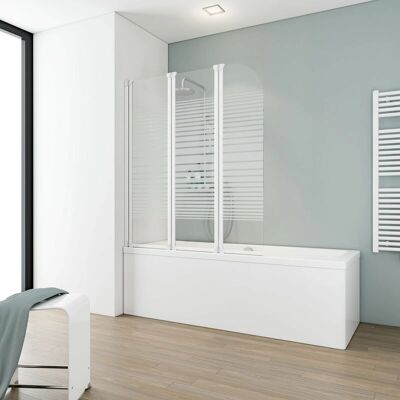 Schulte - Faltbare Badewannenabdeckung 125x140cm - Platzsparende Badewannenwand Schulte - Faltbare Badewannenabdeckung 125x140cm - Platzsparende Badewannenwand