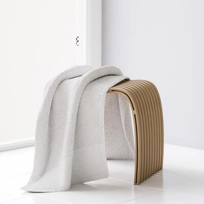 Schulte Bambus Badezimmerhocker - Ergonomisch, Rutschfest, 46x40x30cm Schulte Bambus Badezimmerhocker - Ergonomisch, Rutschfest, 46x40x30cm