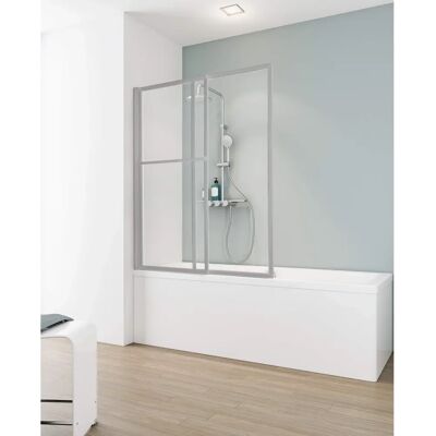 Paroi de baignoire Schulte - 70-118x140cm, verre de sécurité 5mm - Publicité Paroi de baignoire Schulte - 70-118x140cm, verre de sécurité 5mm - Publicité