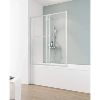 Schulte Paroi de Douche - 70-118 x 140 cm, Profil Blanc, Verre Transparent - Paroi de Salle de Bain - Publicité Schulte Paroi de Douche - 70-118 x 140 cm, Profil Blanc, Verre Transparent - Paroi de Salle de Bain - Publicité
